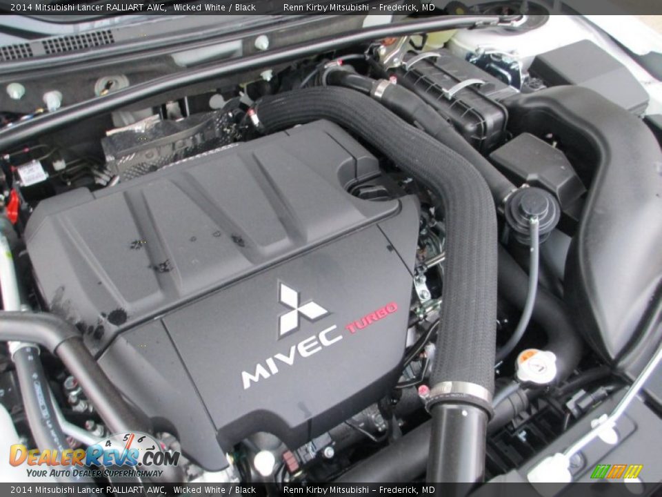 2014 Mitsubishi Lancer RALLIART AWC 2.0 Liter Turbocharged DOHC 16-Valve MIVEC 4 Cylinder Engine Photo #34