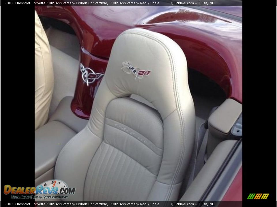 Shale Interior - 2003 Chevrolet Corvette 50th Anniversary Edition Convertible Photo #3