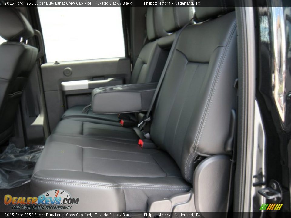 2015 Ford F250 Super Duty Lariat Crew Cab 4x4 Tuxedo Black / Black Photo #23
