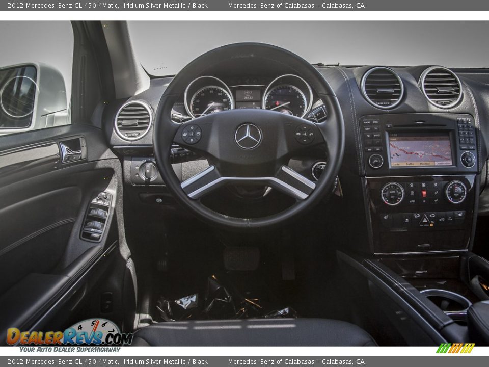 2012 Mercedes-Benz GL 450 4Matic Iridium Silver Metallic / Black Photo #4