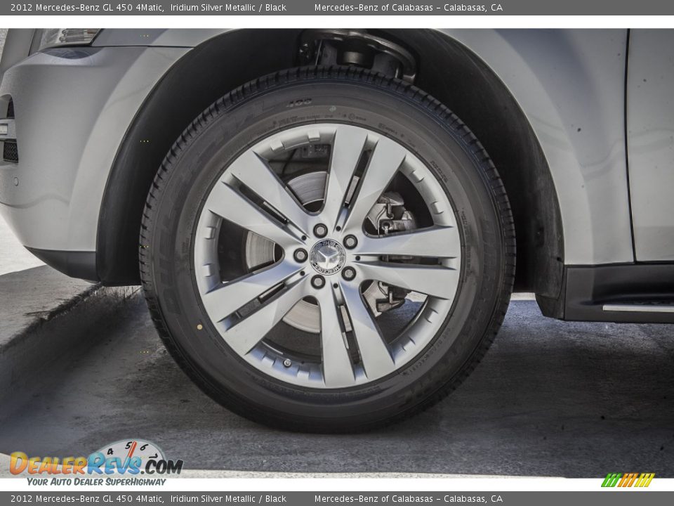 2012 Mercedes-Benz GL 450 4Matic Iridium Silver Metallic / Black Photo #8