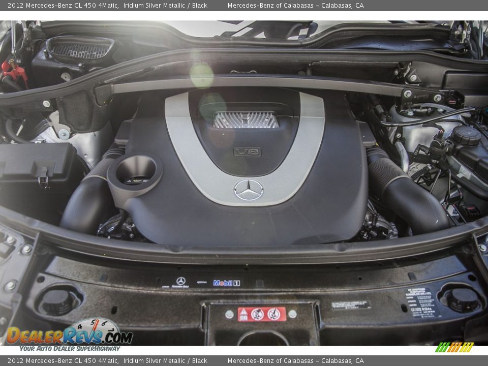 2012 Mercedes-Benz GL 450 4Matic Iridium Silver Metallic / Black Photo #9