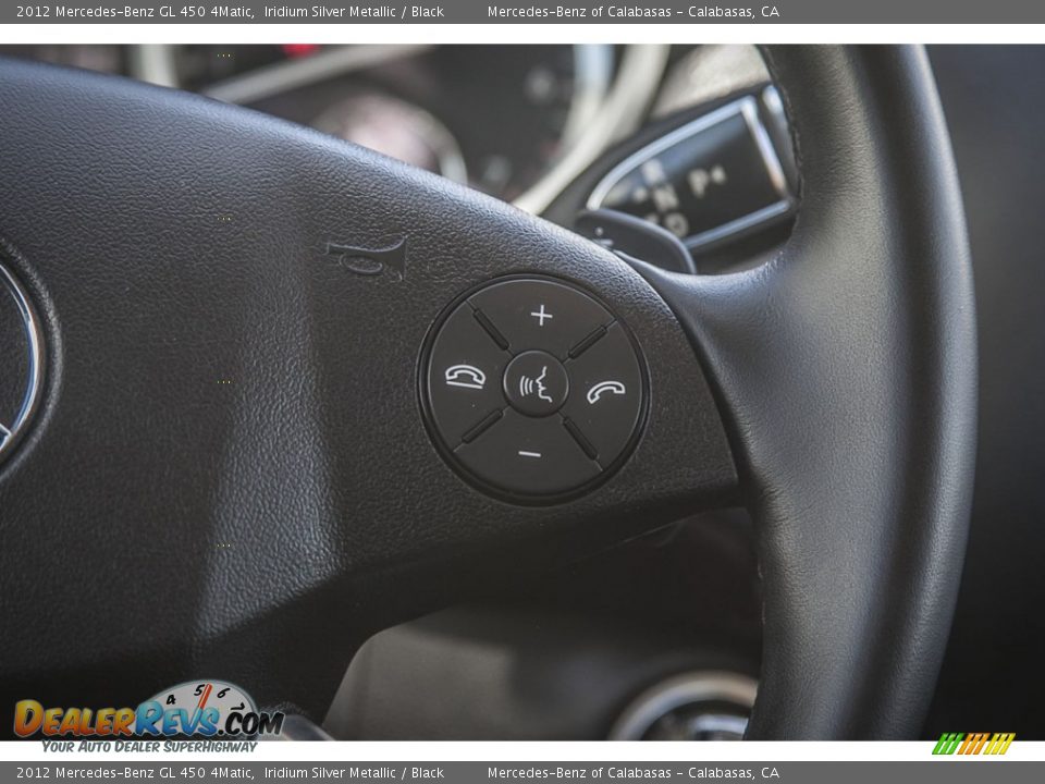 2012 Mercedes-Benz GL 450 4Matic Iridium Silver Metallic / Black Photo #16