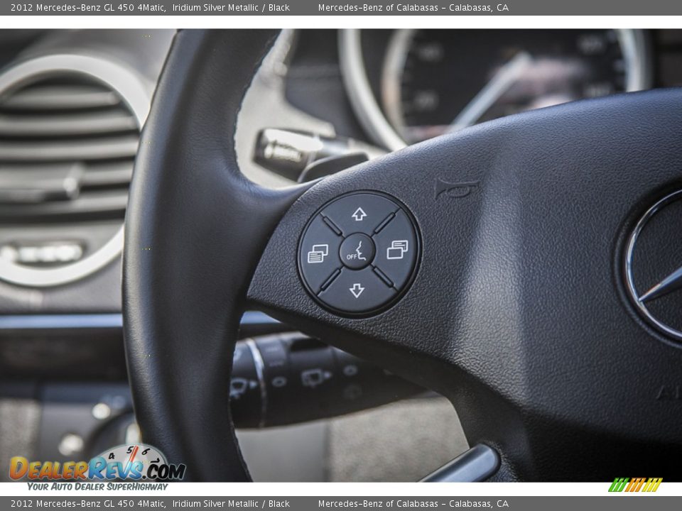 2012 Mercedes-Benz GL 450 4Matic Iridium Silver Metallic / Black Photo #17
