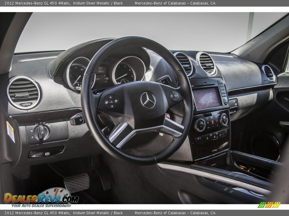 2012 Mercedes-Benz GL 450 4Matic Iridium Silver Metallic / Black Photo #18