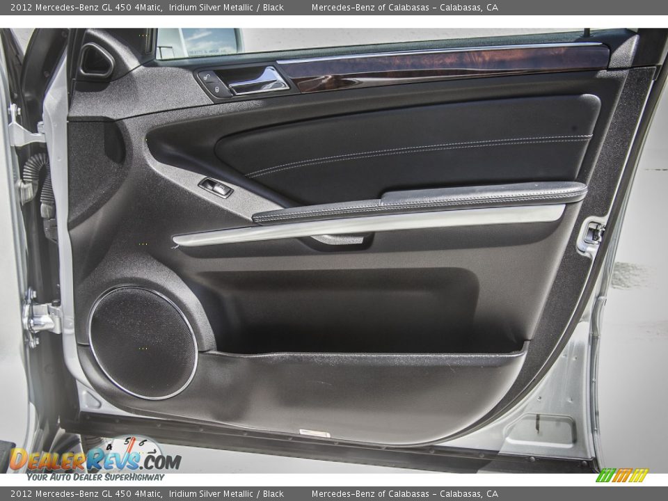 2012 Mercedes-Benz GL 450 4Matic Iridium Silver Metallic / Black Photo #24
