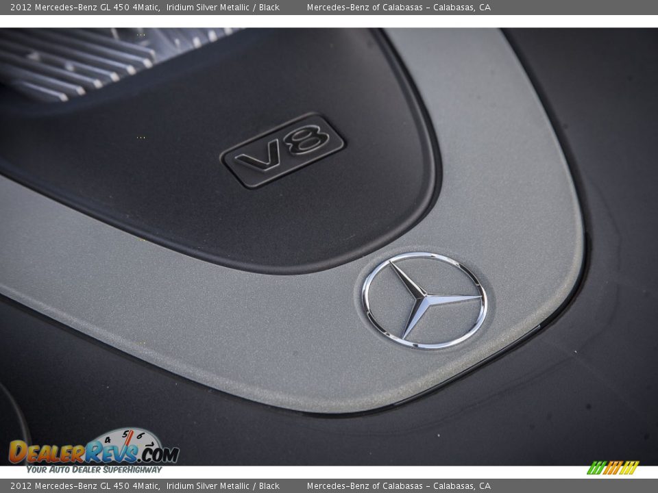 2012 Mercedes-Benz GL 450 4Matic Iridium Silver Metallic / Black Photo #26