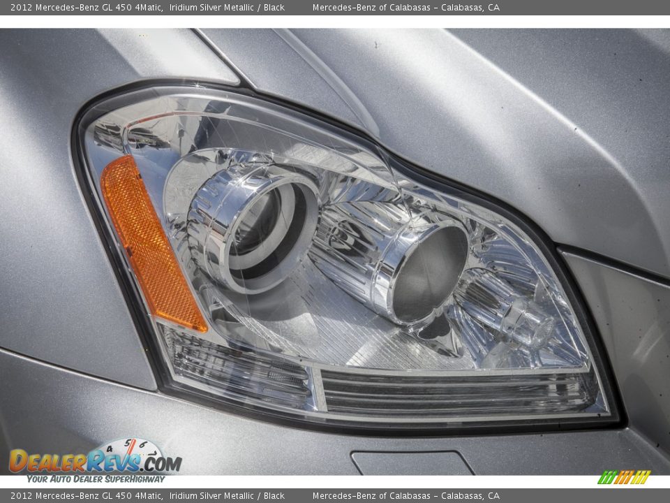 2012 Mercedes-Benz GL 450 4Matic Iridium Silver Metallic / Black Photo #27