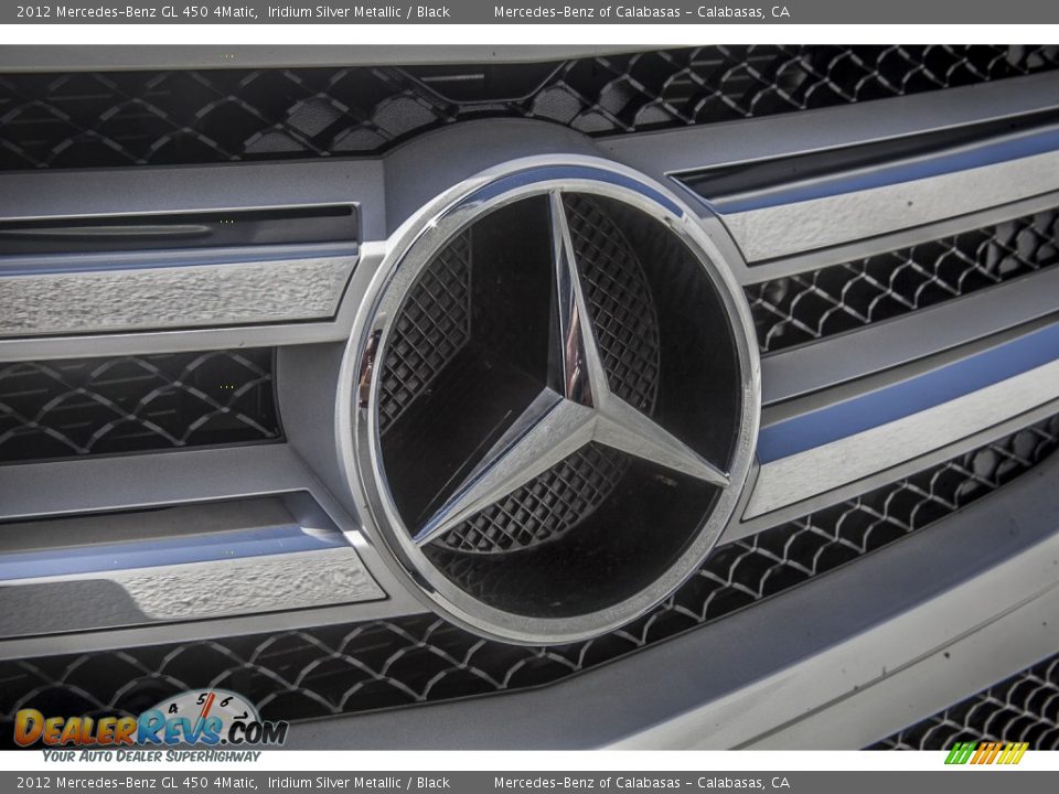 2012 Mercedes-Benz GL 450 4Matic Iridium Silver Metallic / Black Photo #28