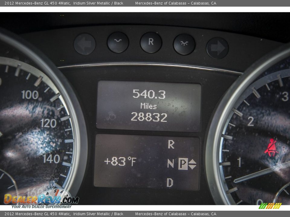 2012 Mercedes-Benz GL 450 4Matic Iridium Silver Metallic / Black Photo #32
