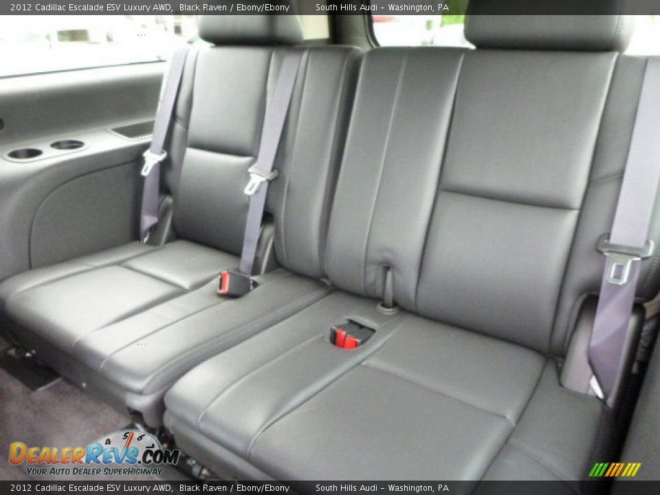 2012 Cadillac Escalade ESV Luxury AWD Black Raven / Ebony/Ebony Photo #11