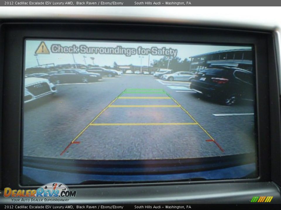 2012 Cadillac Escalade ESV Luxury AWD Black Raven / Ebony/Ebony Photo #17