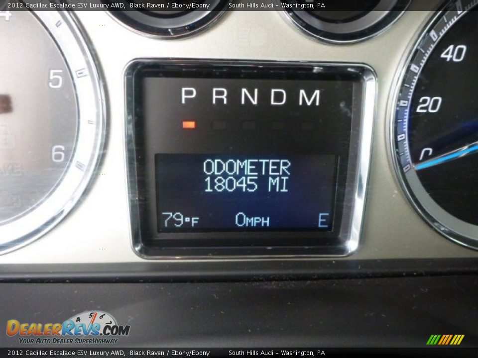 2012 Cadillac Escalade ESV Luxury AWD Black Raven / Ebony/Ebony Photo #19