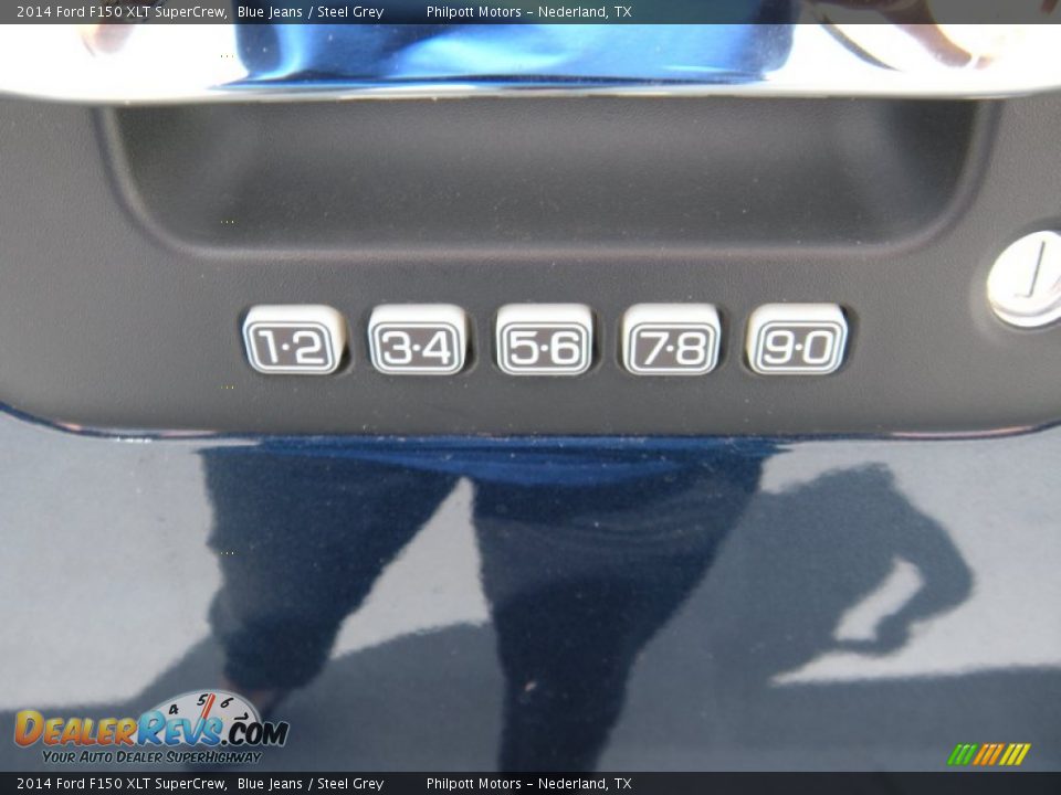 2014 Ford F150 XLT SuperCrew Blue Jeans / Steel Grey Photo #15