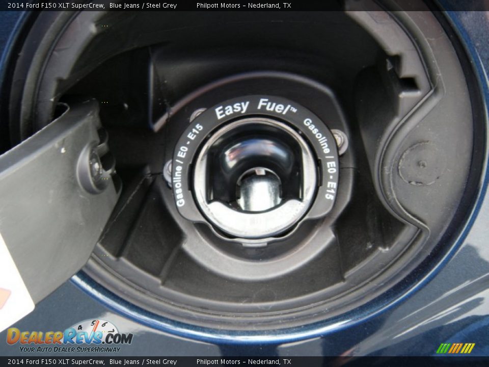 2014 Ford F150 XLT SuperCrew Blue Jeans / Steel Grey Photo #16