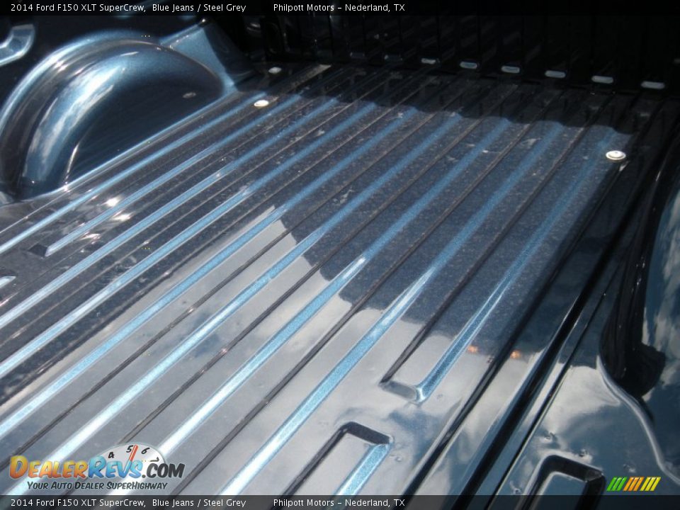 2014 Ford F150 XLT SuperCrew Blue Jeans / Steel Grey Photo #20