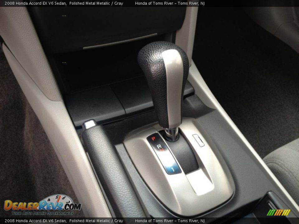 2008 Honda Accord EX V6 Sedan Polished Metal Metallic / Gray Photo #19