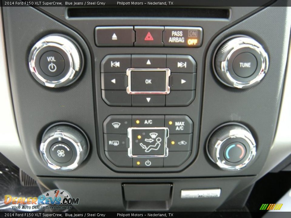 2014 Ford F150 XLT SuperCrew Blue Jeans / Steel Grey Photo #30