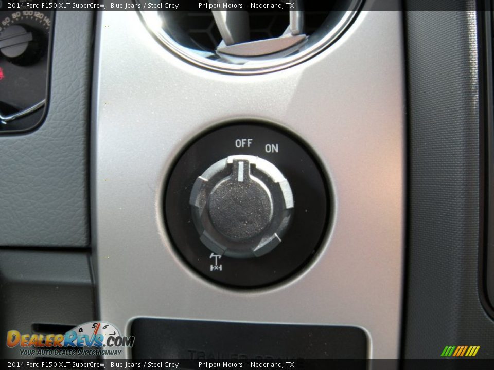2014 Ford F150 XLT SuperCrew Blue Jeans / Steel Grey Photo #31