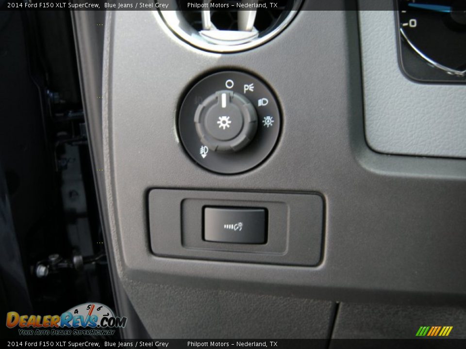 2014 Ford F150 XLT SuperCrew Blue Jeans / Steel Grey Photo #35