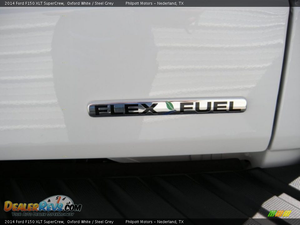 2014 Ford F150 XLT SuperCrew Oxford White / Steel Grey Photo #17
