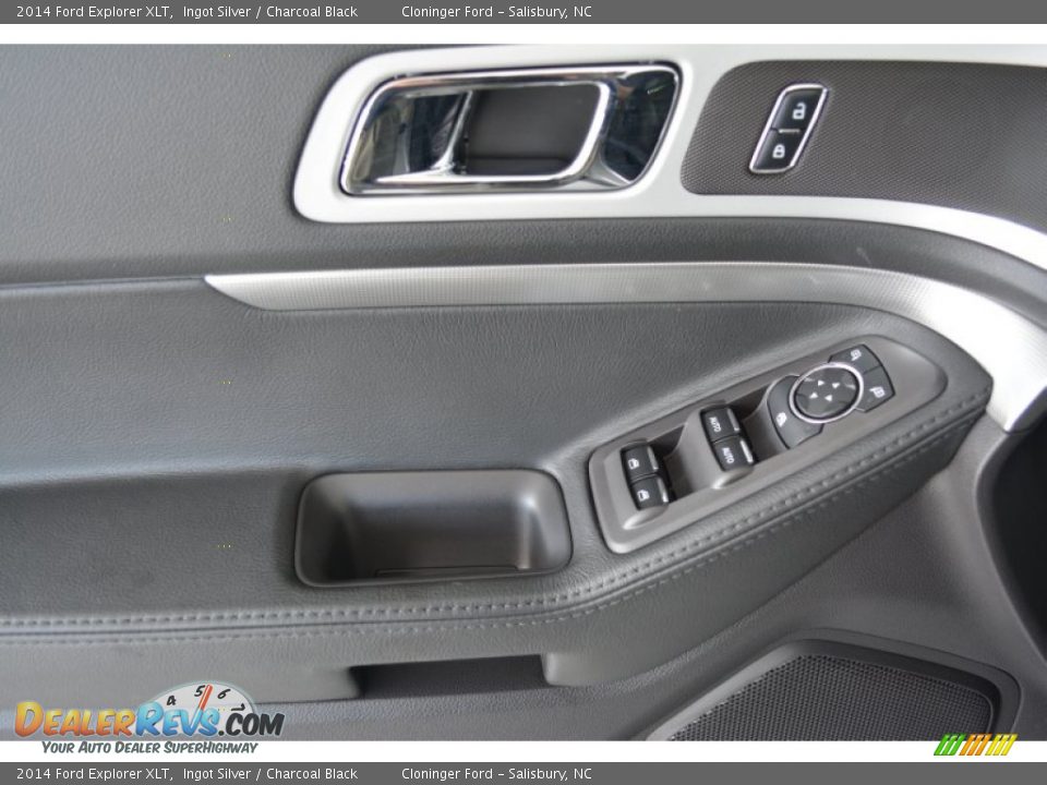 2014 Ford Explorer XLT Ingot Silver / Charcoal Black Photo #5
