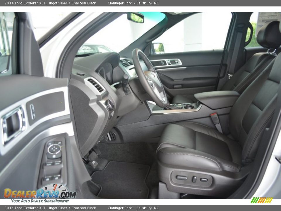 2014 Ford Explorer XLT Ingot Silver / Charcoal Black Photo #6