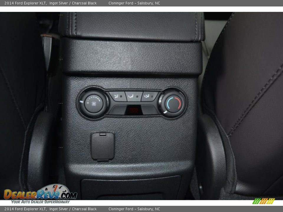 2014 Ford Explorer XLT Ingot Silver / Charcoal Black Photo #12