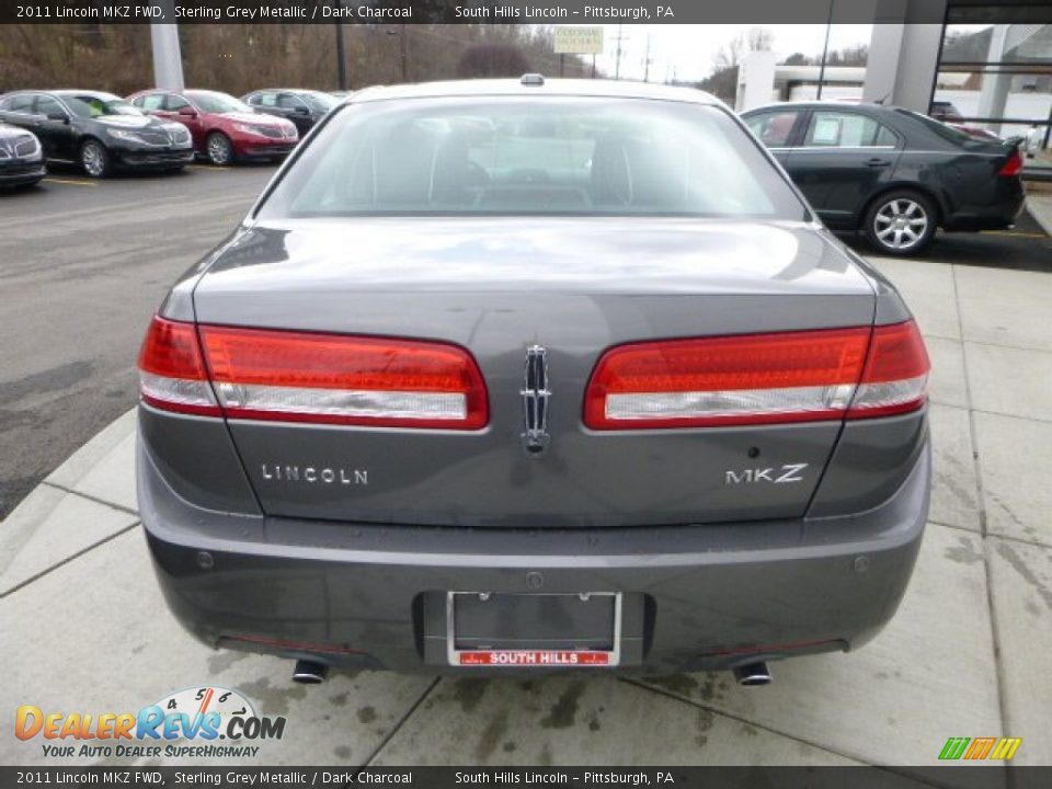 2011 Lincoln MKZ FWD Sterling Grey Metallic / Dark Charcoal Photo #4