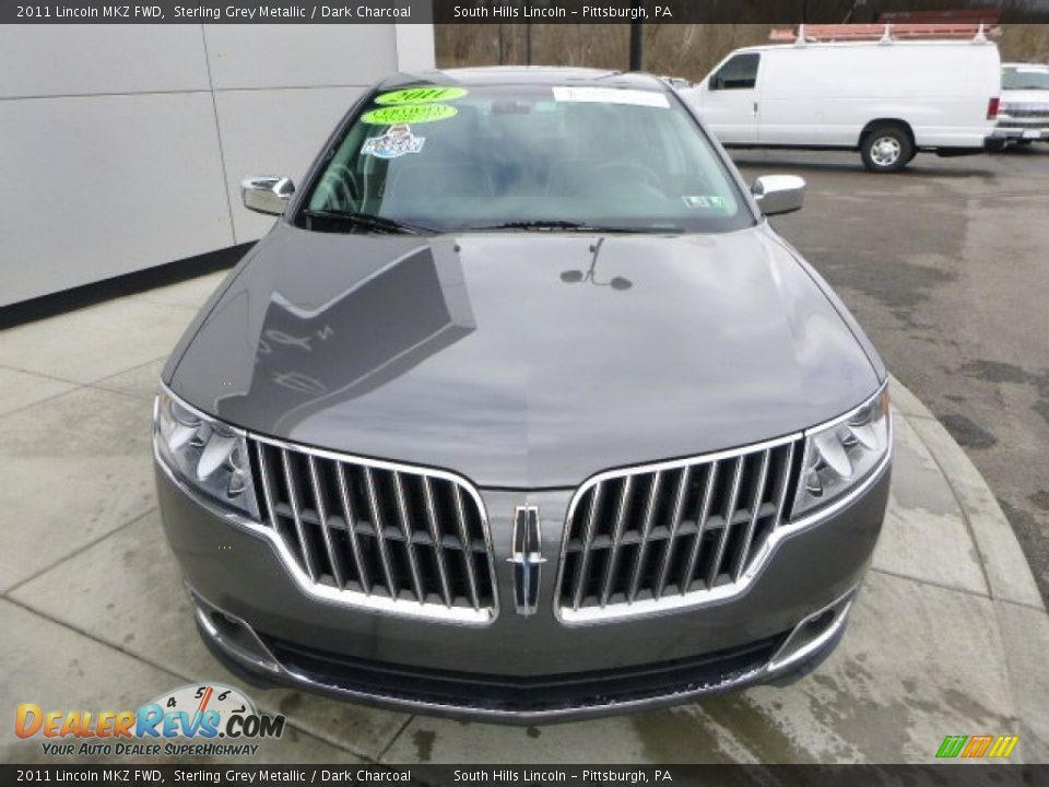 2011 Lincoln MKZ FWD Sterling Grey Metallic / Dark Charcoal Photo #8
