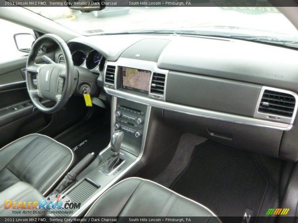 2011 Lincoln MKZ FWD Sterling Grey Metallic / Dark Charcoal Photo #11