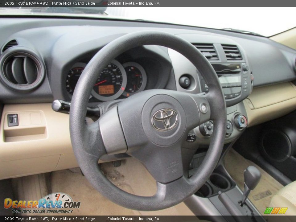 2009 Toyota RAV4 4WD Pyrite Mica / Sand Beige Photo #15