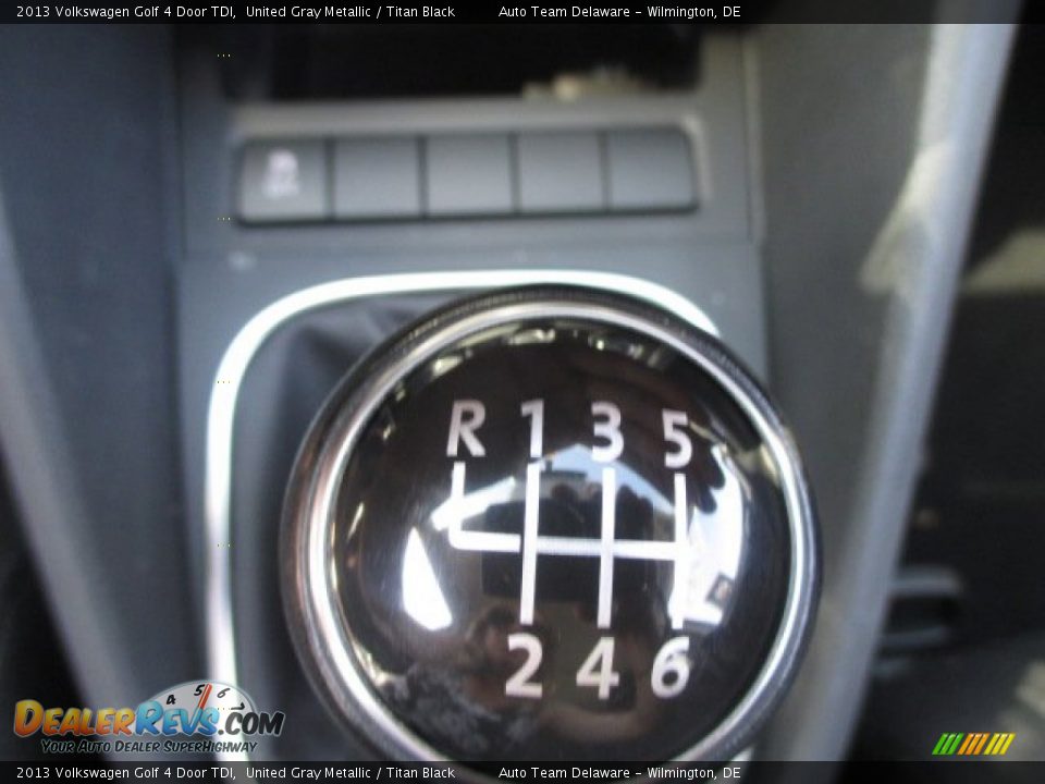 2013 Volkswagen Golf 4 Door TDI United Gray Metallic / Titan Black Photo #36