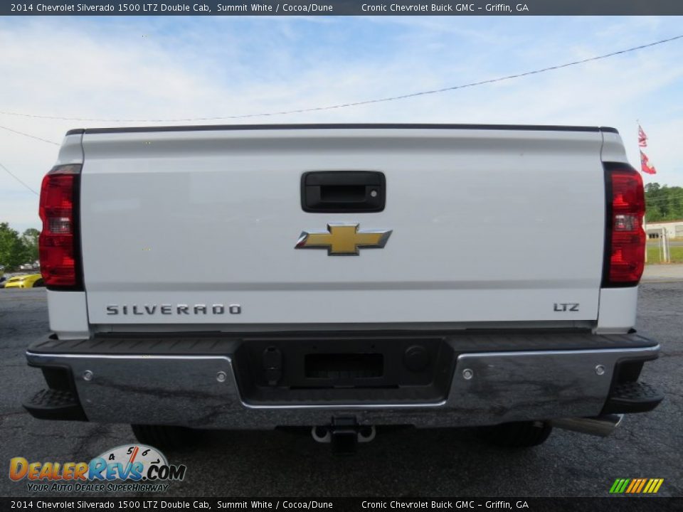 2014 Chevrolet Silverado 1500 LTZ Double Cab Summit White / Cocoa/Dune Photo #5