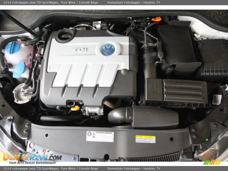 2014 Volkswagen Jetta TDI SportWagen Pure White / Cornsilk Beige Photo #22