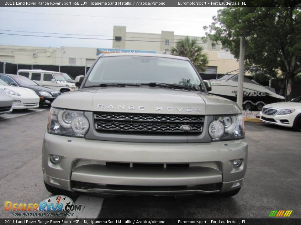 2011 Land Rover Range Rover Sport HSE LUX Ipanema Sand Metallic / Arabica/Almond Photo #2