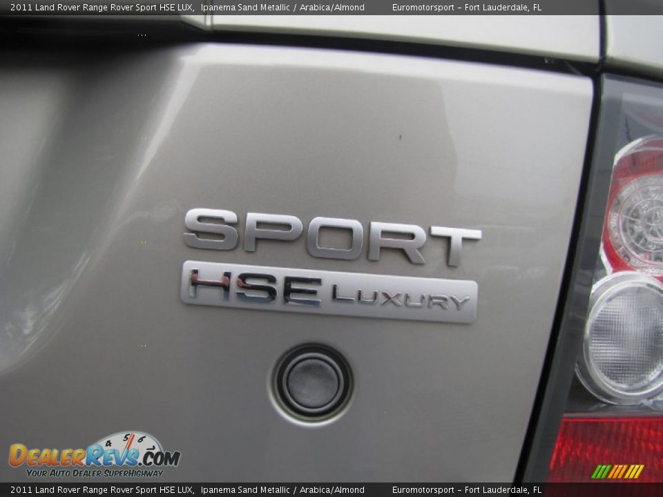 2011 Land Rover Range Rover Sport HSE LUX Ipanema Sand Metallic / Arabica/Almond Photo #10