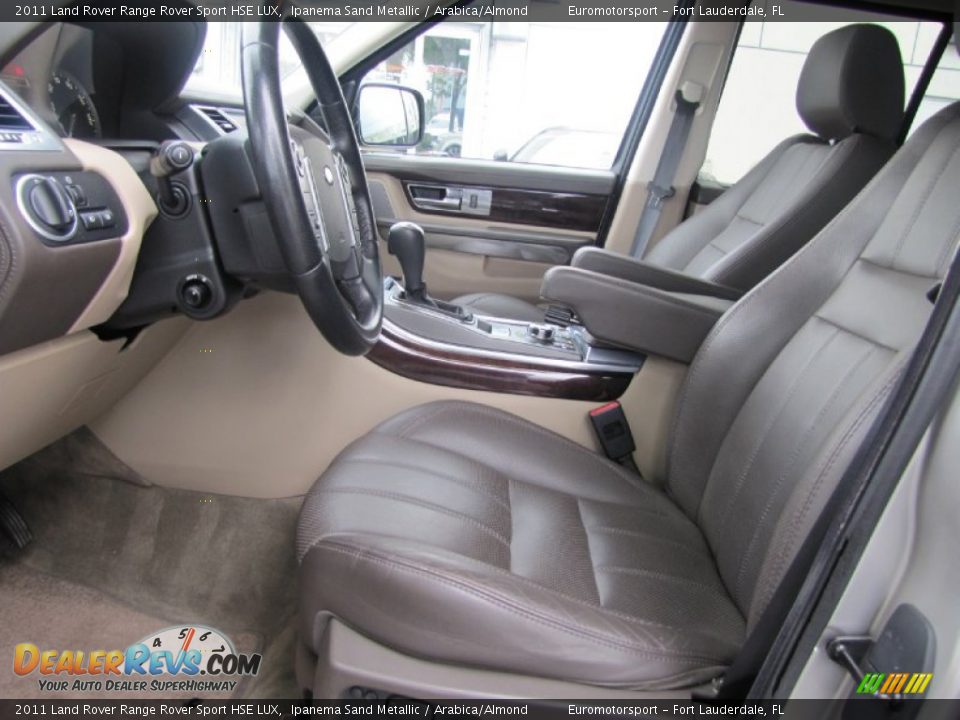 2011 Land Rover Range Rover Sport HSE LUX Ipanema Sand Metallic / Arabica/Almond Photo #11
