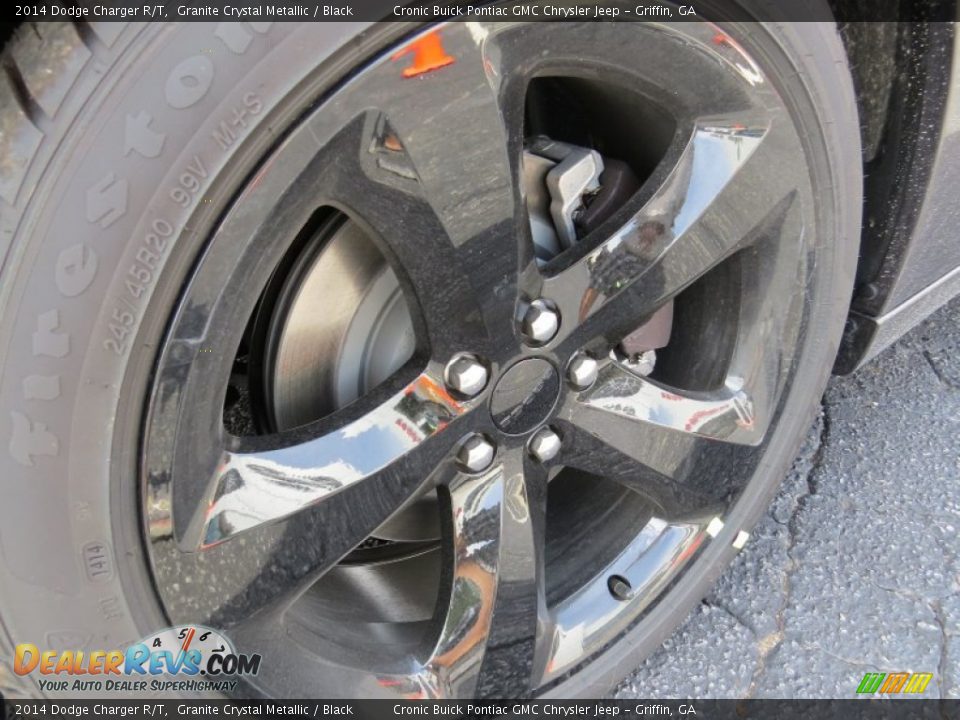 2014 Dodge Charger R/T Granite Crystal Metallic / Black Photo #9