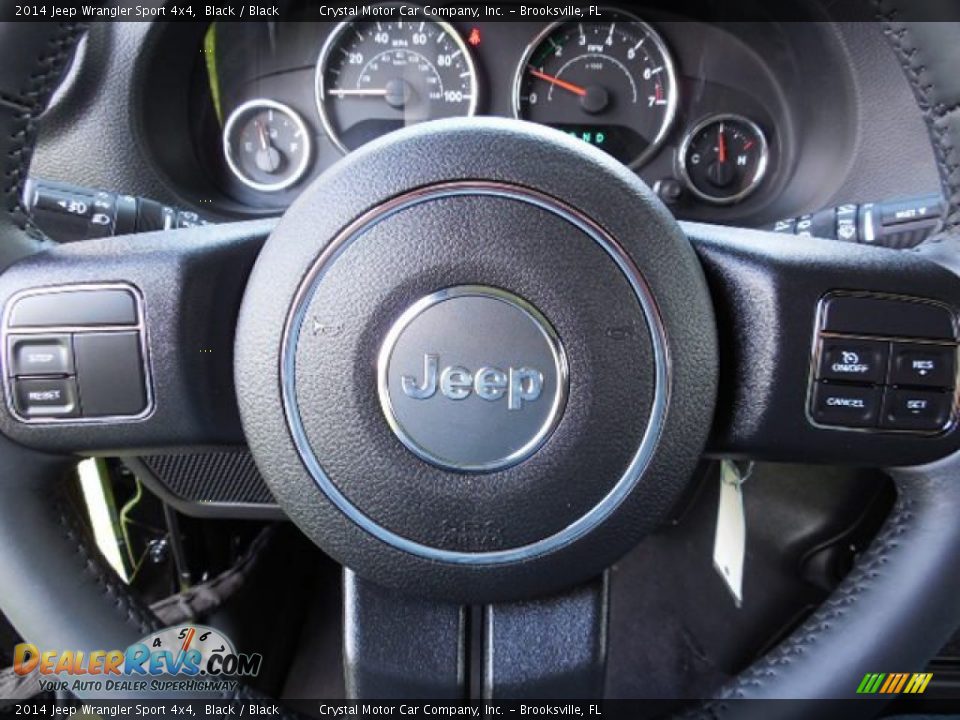 2014 Jeep Wrangler Sport 4x4 Black / Black Photo #23