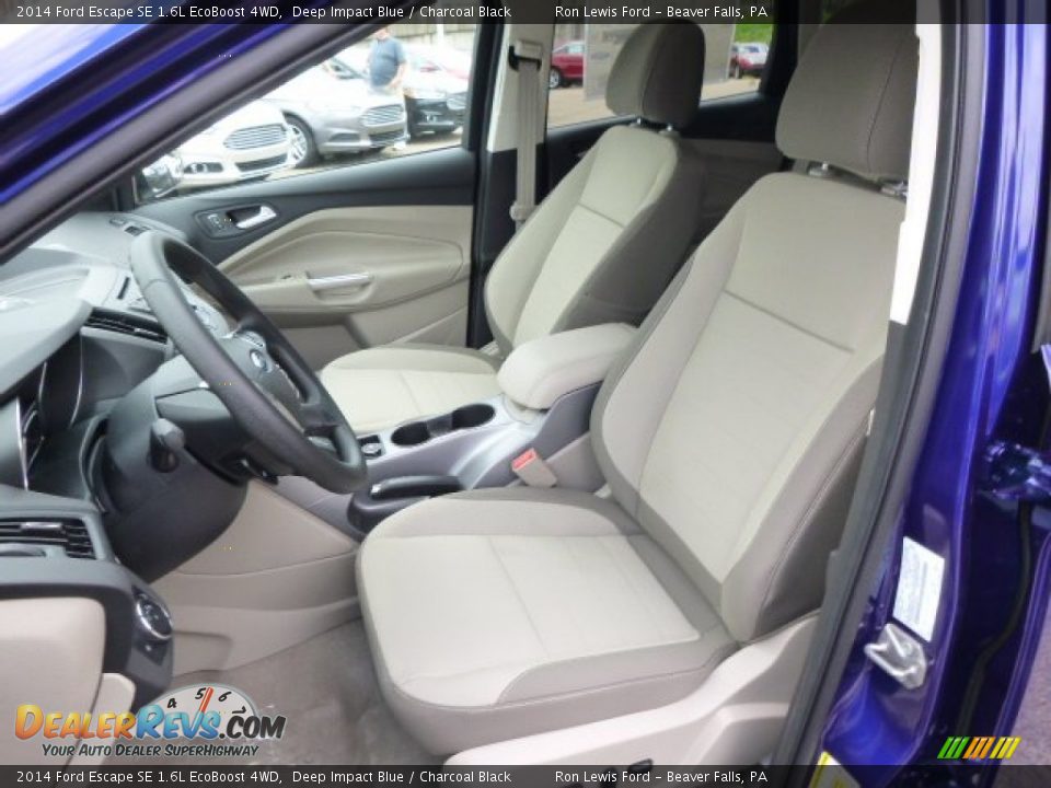 2014 Ford Escape SE 1.6L EcoBoost 4WD Deep Impact Blue / Charcoal Black Photo #10