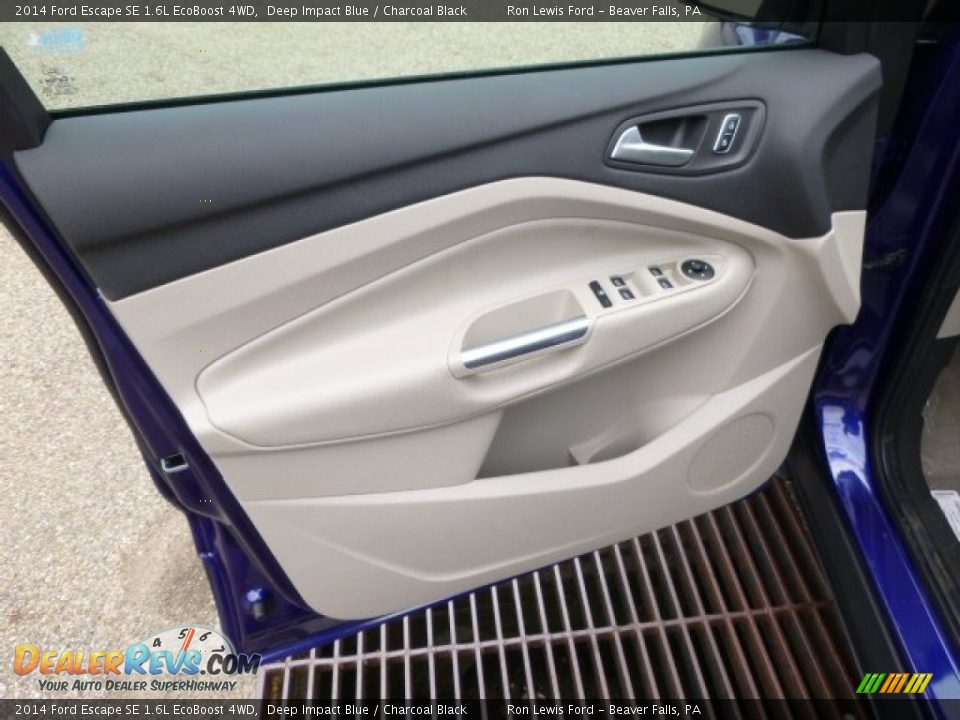 2014 Ford Escape SE 1.6L EcoBoost 4WD Deep Impact Blue / Charcoal Black Photo #11