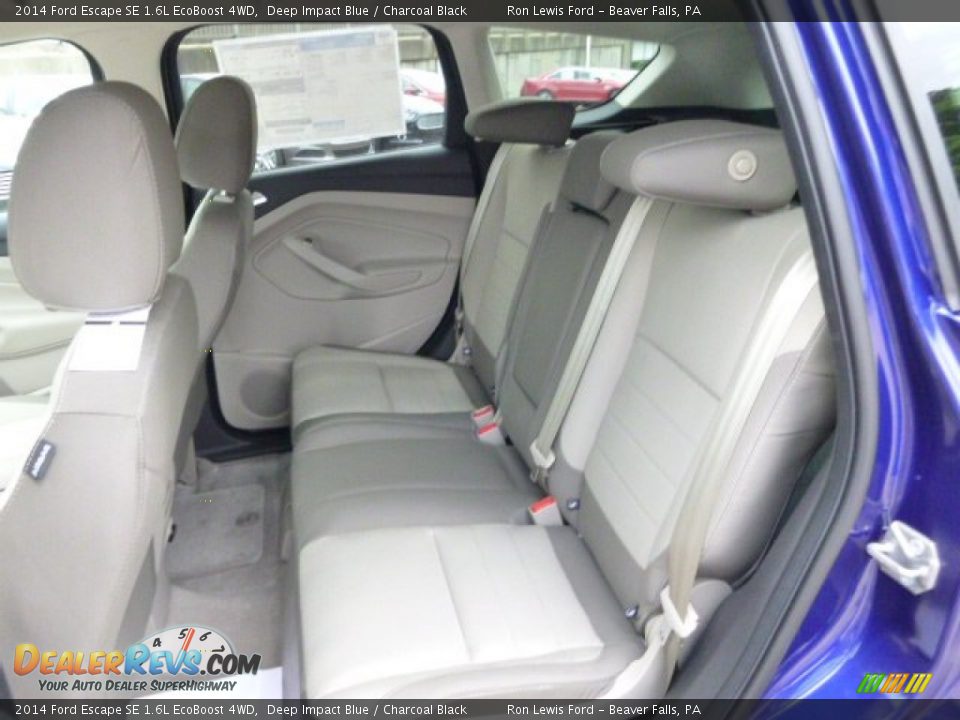 2014 Ford Escape SE 1.6L EcoBoost 4WD Deep Impact Blue / Charcoal Black Photo #12