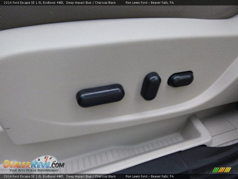 2014 Ford Escape SE 1.6L EcoBoost 4WD Deep Impact Blue / Charcoal Black Photo #15