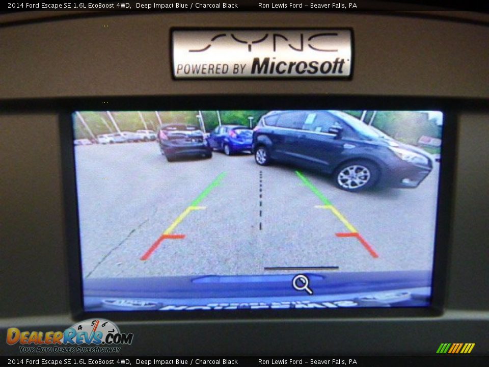 2014 Ford Escape SE 1.6L EcoBoost 4WD Deep Impact Blue / Charcoal Black Photo #18
