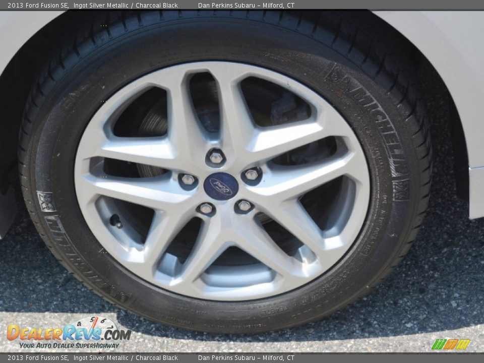 2013 Ford Fusion SE Ingot Silver Metallic / Charcoal Black Photo #20