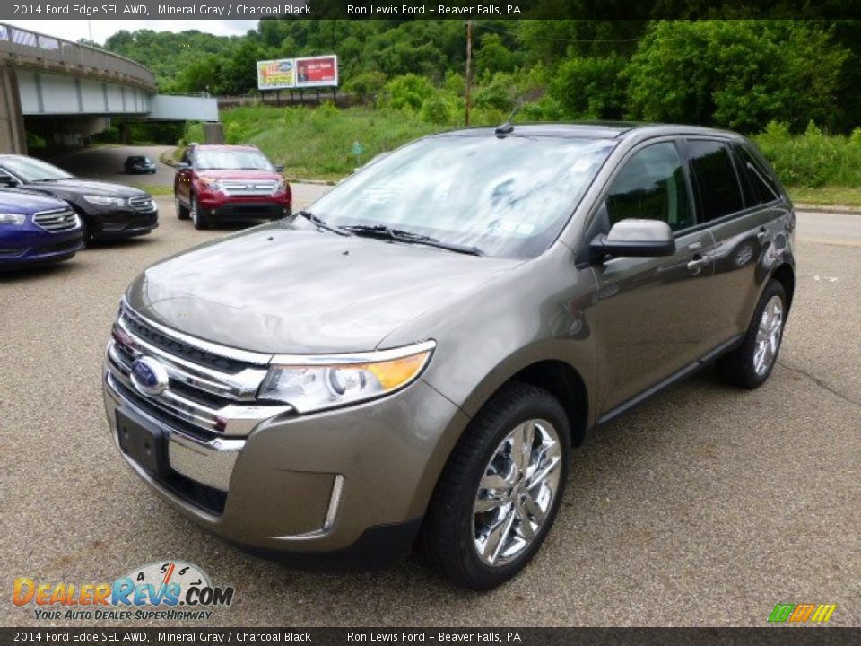 2014 Ford Edge SEL AWD Mineral Gray / Charcoal Black Photo #4