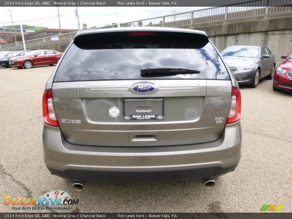 2014 Ford Edge SEL AWD Mineral Gray / Charcoal Black Photo #7