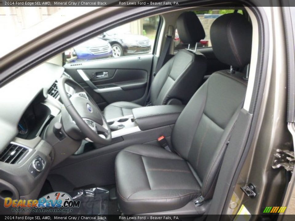 2014 Ford Edge SEL AWD Mineral Gray / Charcoal Black Photo #10