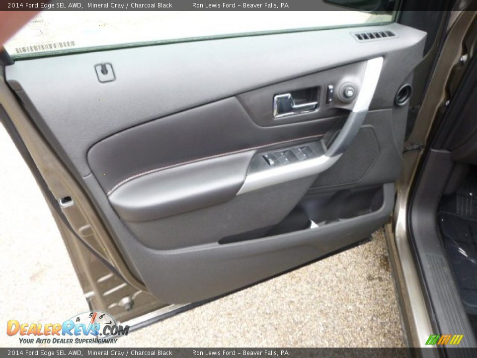 2014 Ford Edge SEL AWD Mineral Gray / Charcoal Black Photo #11